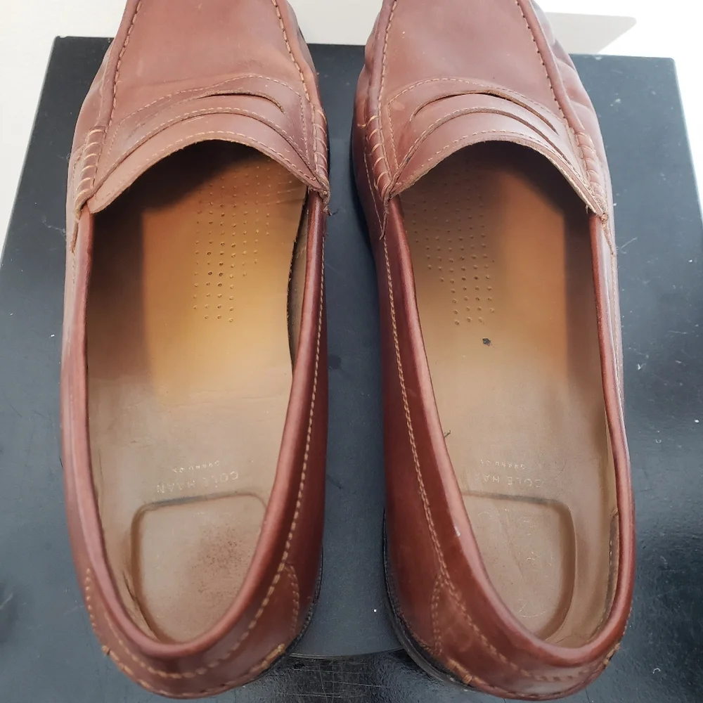 Cole Haan Pinch Maine Classic Penny Loafer Mens 11.5M Brown Leather Shoes C23845